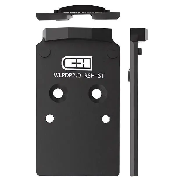 Alt view image 7 of 7 - Red Dot Mounting Plate Compatible with Walther PDP 1.0/2.0 | Compatible with Trijicon RMR/SRO | Holosun 407C/507C/507Comp/508T | Made in The USA