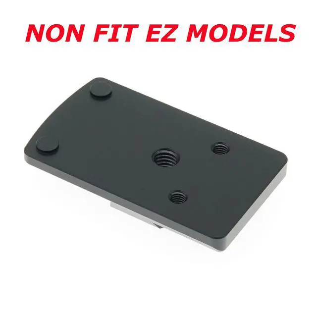 Alt view image 2 of 3 - Dovetail Mount Compatible with Smith Wesson MP Holosun 407K/507K Osight K/S/SE Sig Romeo Zero,Shield RMS
