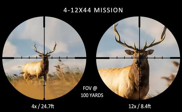 Alt view image 5 of 7 - Rifle Scope for Hunting and Shooting, 3-9x40/3-9x50/4-12x44/1-4x24 Standard Crosshair/Fiber Illuminated Reticle, SFP Riflescope Durable, Dust-Proof, Shockproof,Waterproof, Fogproof