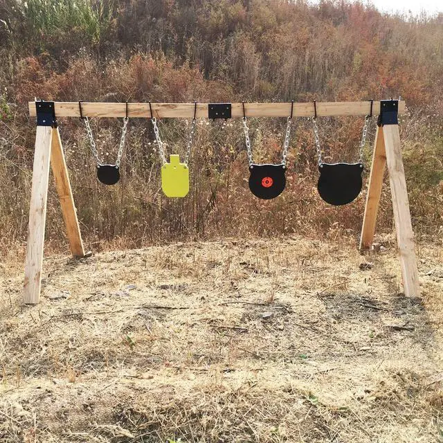 Alt view image 5 of 7 - AR500 2x4 Target Stand Brackets | Targets Hanger/Holder | Spare Parts