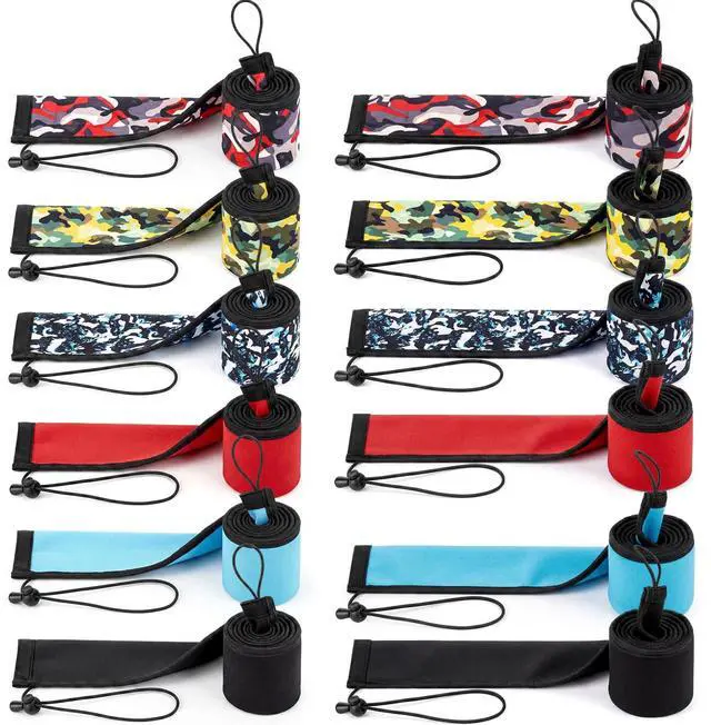 Main image of Neoprene Fishing Rod Sleeves, 2.5MM Thick Tangle-Free Covers, Protective Sock for Spinning Casting Rods, Travel Storage