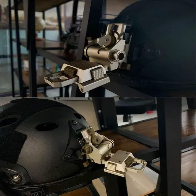 Alt view image 2 of 7 - CNC PVS15/18 Night Vision Goggles Mount for L4G24 NVG Metal Helmet Mount