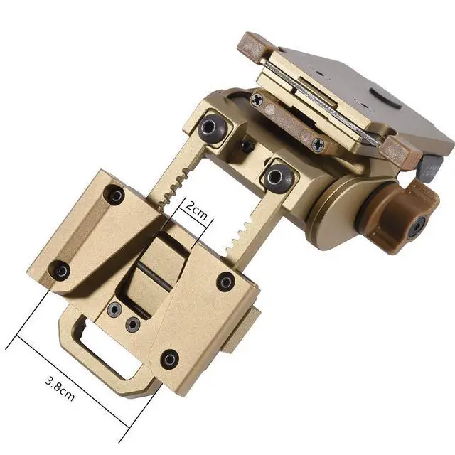 Alt view image 3 of 7 - CNC PVS15/18 Night Vision Goggles Mount for L4G24 NVG Metal Helmet Mount