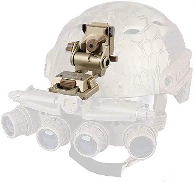 Alt view image 4 of 7 - CNC PVS15/18 Night Vision Goggles Mount for L4G24 NVG Metal Helmet Mount