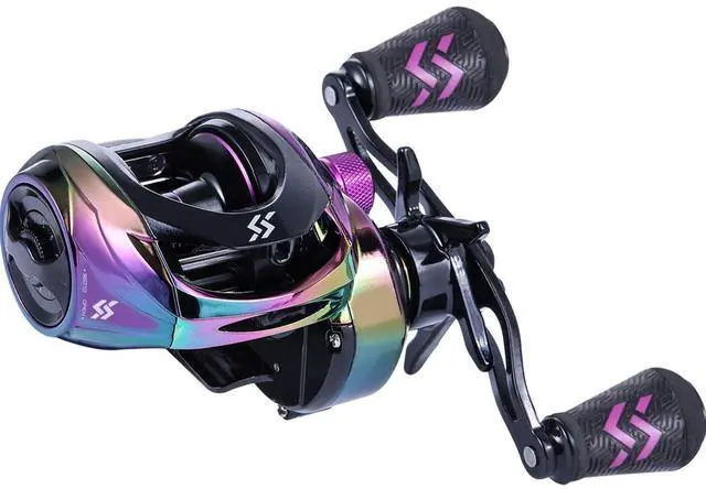 Main image of Baitcasting Reels - Colorful Fishing Reel, 8.0:1/7.3:1 Gear Ratios, 9+1 BB, Magnetic Braking System