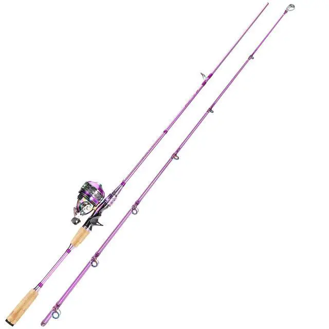 Alt view image 3 of 7 - Souagyilang Spincast Fishing Rod Reel Combo,2 Pieces Medium Heavy Pole with Super Smooth Reel Trouble-Free Push-Button Bait Casting Design for Freshwater Bass Fishing