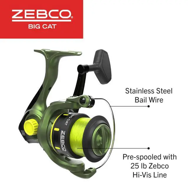 Alt view image 5 of 7 - Big Cat Spinning Reel and Fishing Rod Combo