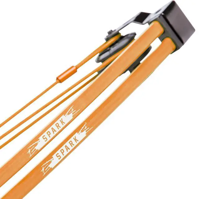Alt view image 5 of 7 - Spark Youth Bow Set, Recommended for Ages 5 to 10, Ambidextrous, Includes 2 Arrows, Armguard, Quiver