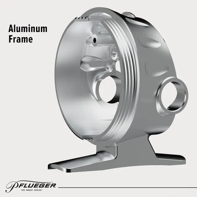 Alt view image 4 of 7 - PRESSC-606L2CBO President Spincast Combo Fishing Reel Rod