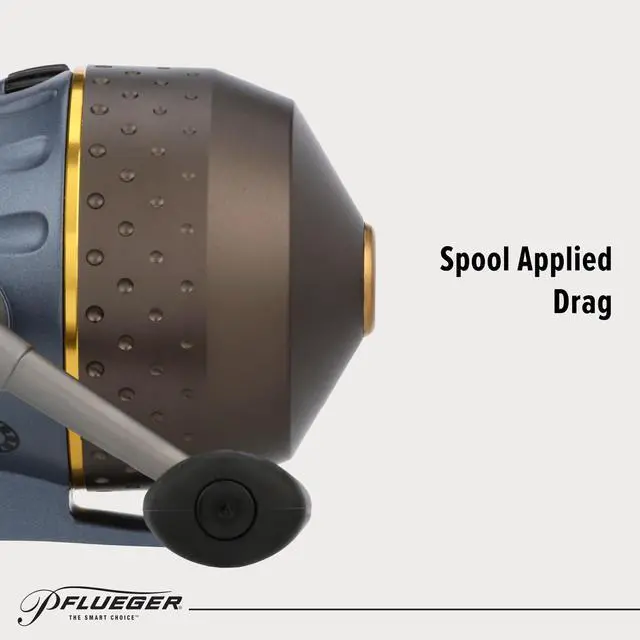 Alt view image 6 of 7 - PRESSC-606L2CBO President Spincast Combo Fishing Reel Rod