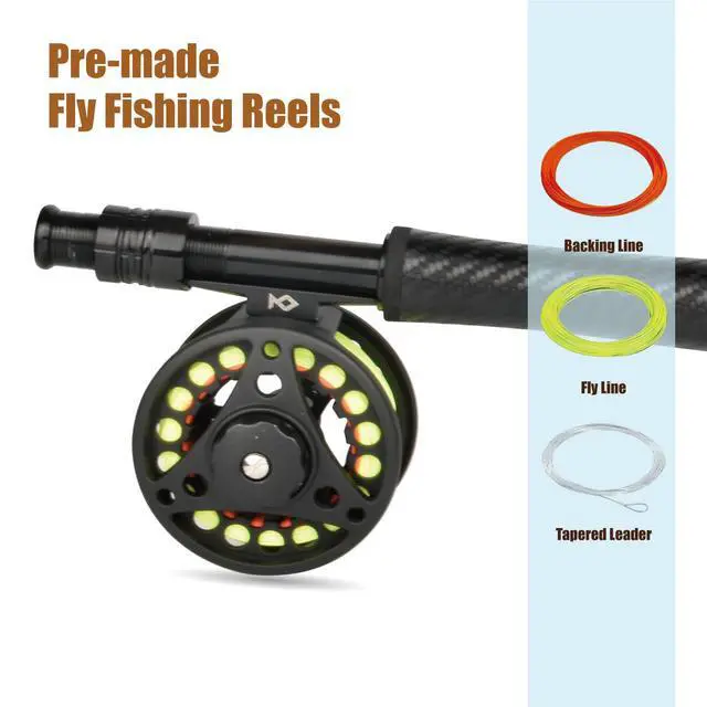 Alt view image 4 of 7 - Stealth Fly Fishing Rod Combo Starter Kit