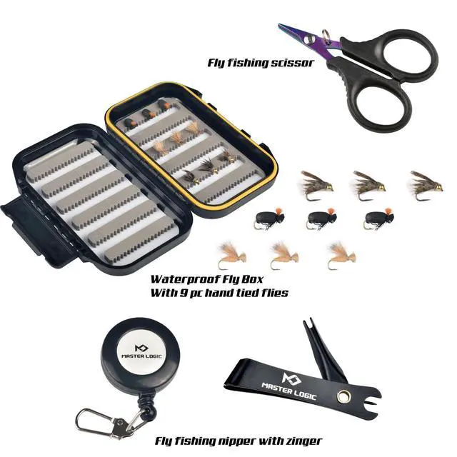 Alt view image 5 of 7 - Stealth Fly Fishing Rod Combo Starter Kit