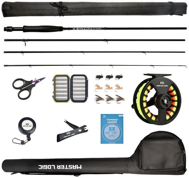 Main image of Stealth Fly Fishing Rod Combo Starter Kit