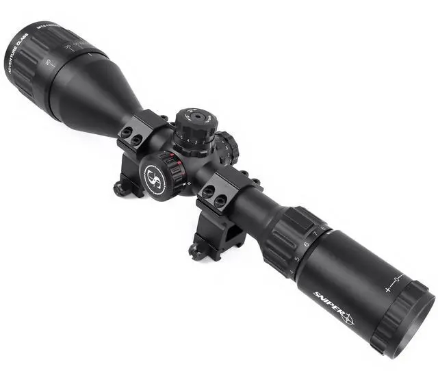 Main image of Rifle Scopes 4-16x50 / 6-24x50 /4-12x50 w/Front AO Adjustment, Red/Blue/Green Illuminated Reticle with Picatinny Scope Rings