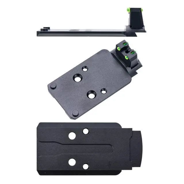 Alt view image 2 of 5 - Red Dot Optic Mounting Adapter Plate A14B for Springfield Prodigy DS 4.25 '' 1911 Compatible with Holosun 407C 507C Sight