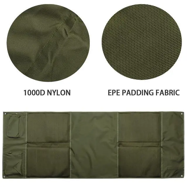 Alt view image 2 of 6 - Shooting Mat, Extra Large Folded Shooting Mats Prone Padded Hunting Accessories for Range Hunting