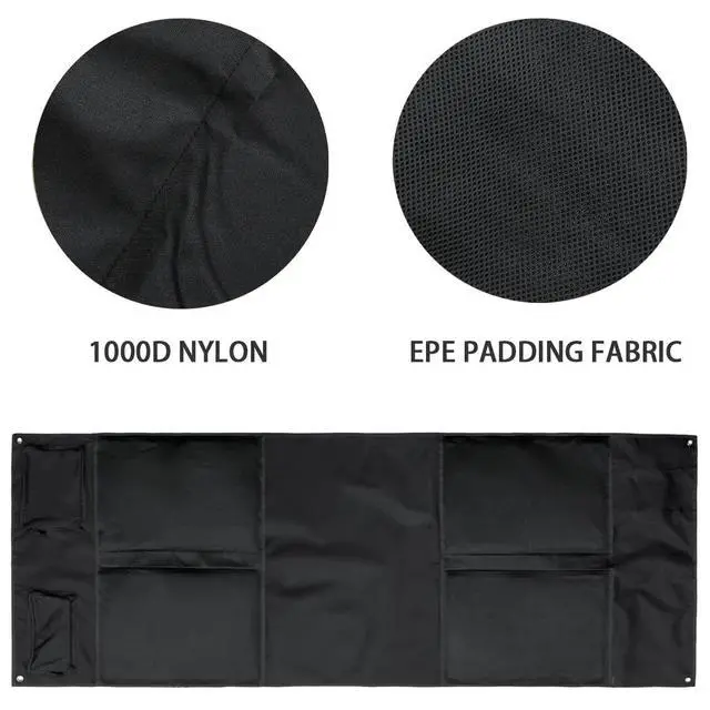 Alt view image 2 of 6 - Shooting Mat, Extra Large Folded Shooting Mats Prone Padded Hunting Accessories for Range Hunting