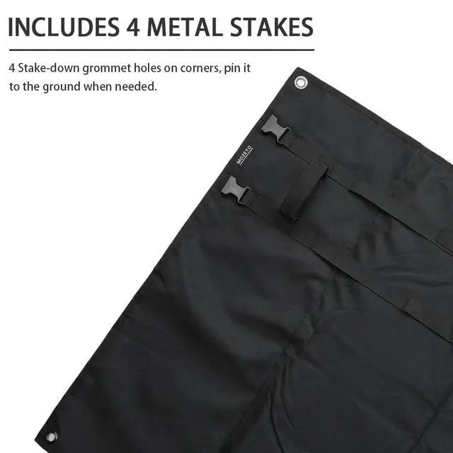 Alt view image 4 of 6 - Shooting Mat, Extra Large Folded Shooting Mats Prone Padded Hunting Accessories for Range Hunting