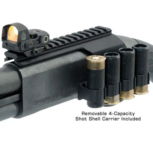 Alt view image 2 of 6 - 870 Optic Mount, 12 Gauge, Black