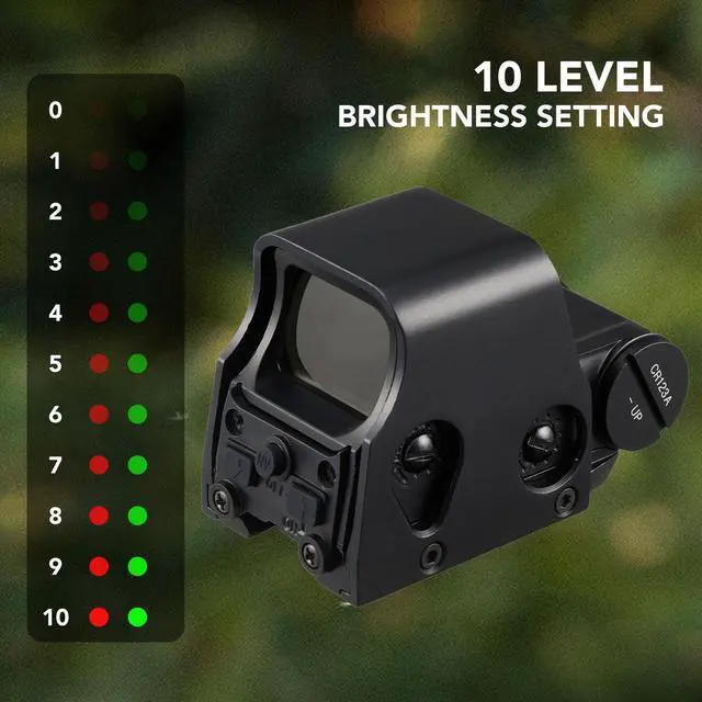 Alt view image 6 of 6 - Holographic Sight, Green and Red Dot Sight for Outdoors