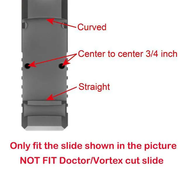 Alt view image 3 of 4 - Optic Adapter Plate for RMR Cut Slide Without Thread Post, Compatible with Holosun 407K/507K/EPS/EPS Carry/RomeoZero and Osight K/S/SE