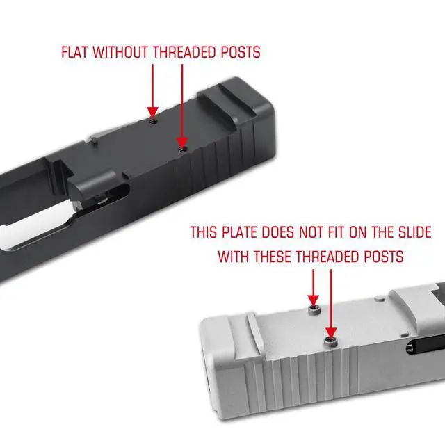 Alt view image 2 of 4 - Optic Adapter Plate for RMR Cut Slide Without Thread Post, Compatible with Holosun 407K/507K/EPS/EPS Carry/RomeoZero and Osight K/S/SE