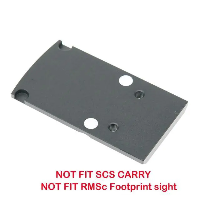 Alt view image 6 of 7 - Optic Adapter Plate for RMR Cut Slide Without Thread Post, Compatible with Holosun 407K/507K/EPS/EPS Carry/RomeoZero and Osight K/S/SE