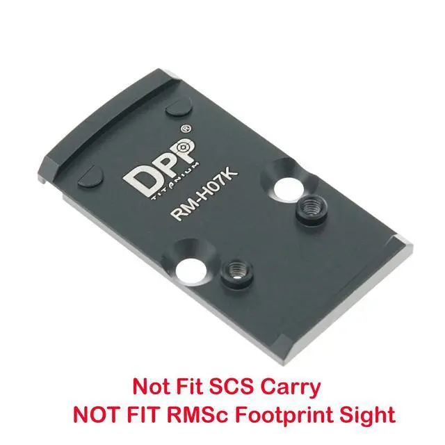 Alt view image 7 of 7 - Optic Adapter Plate for RMR Cut Slide Without Thread Post, Compatible with Holosun 407K/507K/EPS/EPS Carry/RomeoZero and Osight K/S/SE