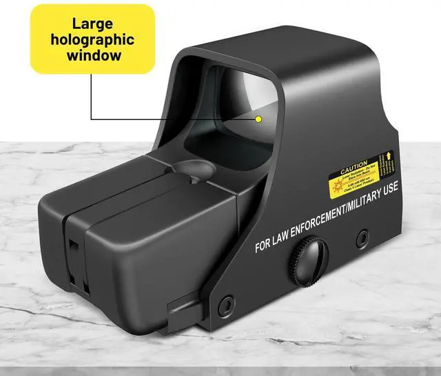 Alt view image 4 of 5 - Holographic Sight, Green and Red Dot Sight for Outdoors