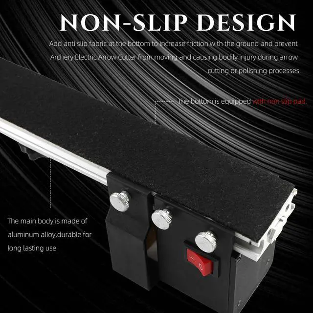 Alt view image 6 of 6 - Electric Arrow Saw Adjustable Arrow Cutter Length Precision Arrow Cutter Carbon Arrow Kit, No Installation Required, Ready To Use Professional Arrow Saw Upon Receipt
