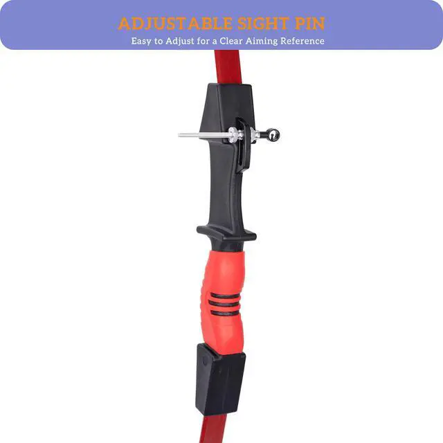 Alt view image 6 of 7 - 40" Youth Bow and Arrow Set for Kids 8-12 & Teens - Ambidextrous Recurve Archery Gear with Safety Arrows - Toys for Ages 8-13, Backyard Games Gift for Beginner Archers