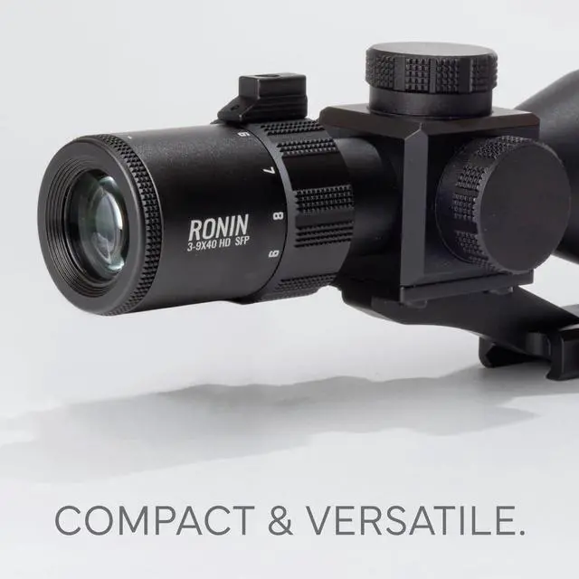 Alt view image 6 of 7 - Ronin HD 3-9x40 SFP MaxBright Fiber Reticle MPVO | Shorty | with or Without Adjustable Objective AO