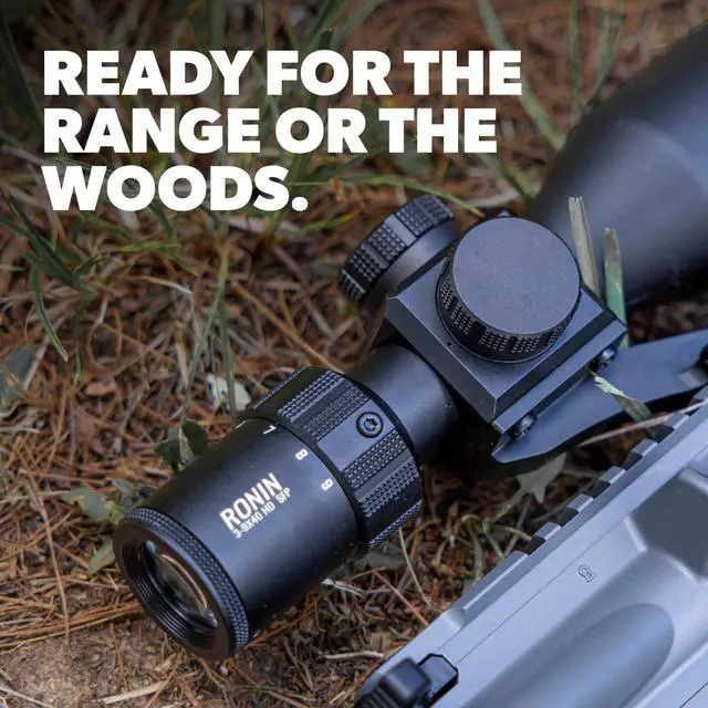 Alt view image 5 of 7 - Ronin HD 3-9x40 SFP MaxBright Fiber Reticle MPVO | Shorty | with or Without Adjustable Objective AO