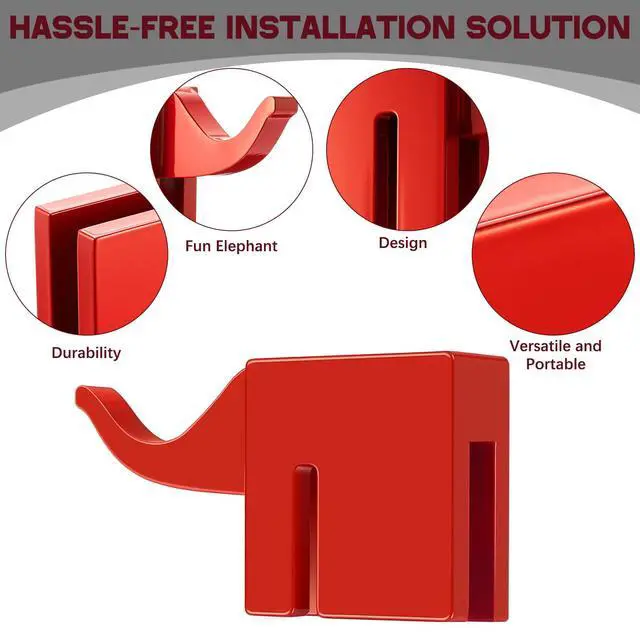 Alt view image 3 of 6 - Elephant T-Post Target Steel Hanger Shooting Targets with 3/8" Ar500 Steel Brackets Mount for Practice, Easy Assembly-Built to Standard T-Post Hang Metal Plates, Gongs, Torso