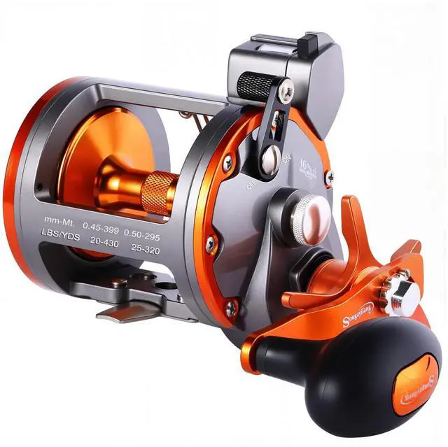Main image of Line Counter Trolling Reel Conventional Level Wind Fishing Reel