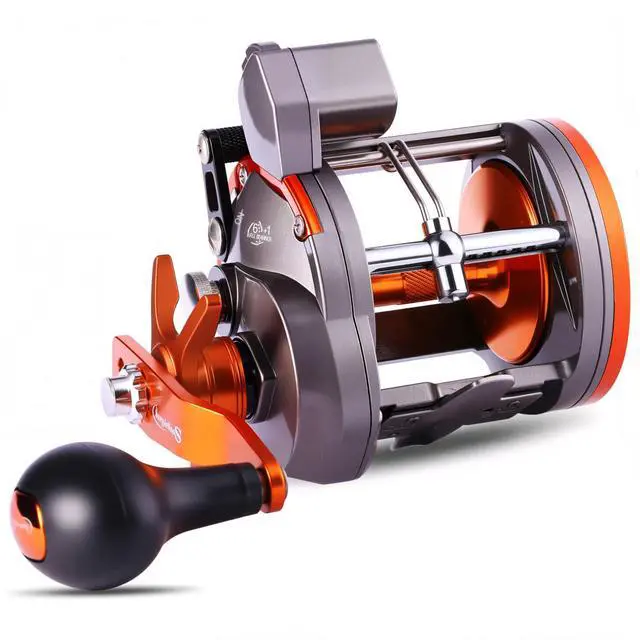 Alt view image 2 of 7 - Line Counter Trolling Reel Conventional Level Wind Fishing Reel