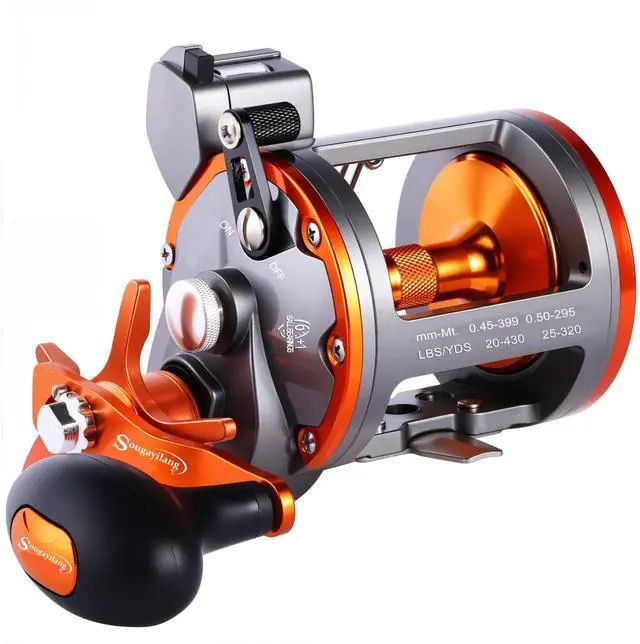 Main image of Line Counter Trolling Reel Conventional Level Wind Fishing Reel