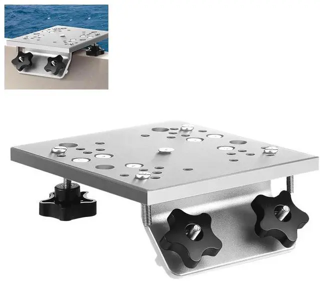 Main image of Universal Aluminum Downrigger Bracket for Boat Track System Lund Sport Track,Versatrack Track,Ranger Track,Sport Systems,Downrigger Mount Fishing Accessories