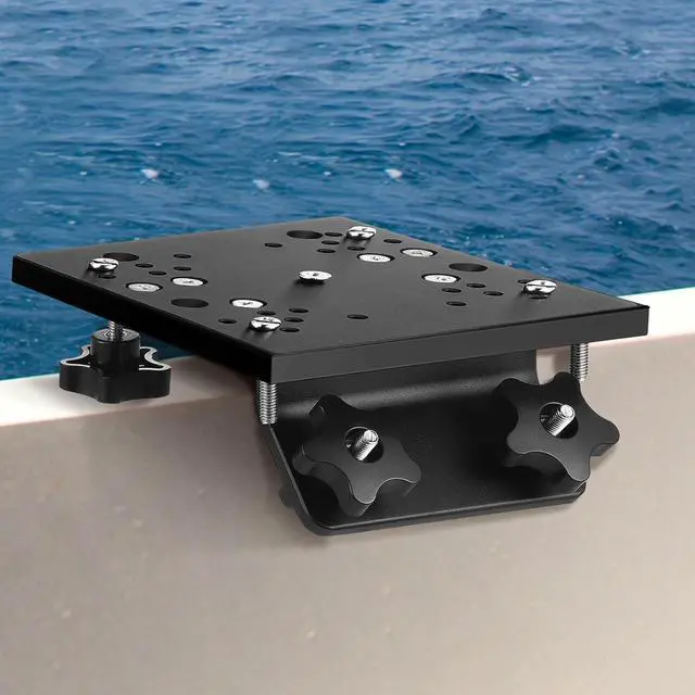 Main image of Universal Aluminum Downrigger Bracket for Boat Track System Lund Sport Track,Versatrack Track,Ranger Track,Sport Systems,Downrigger Mount Fishing Accessories