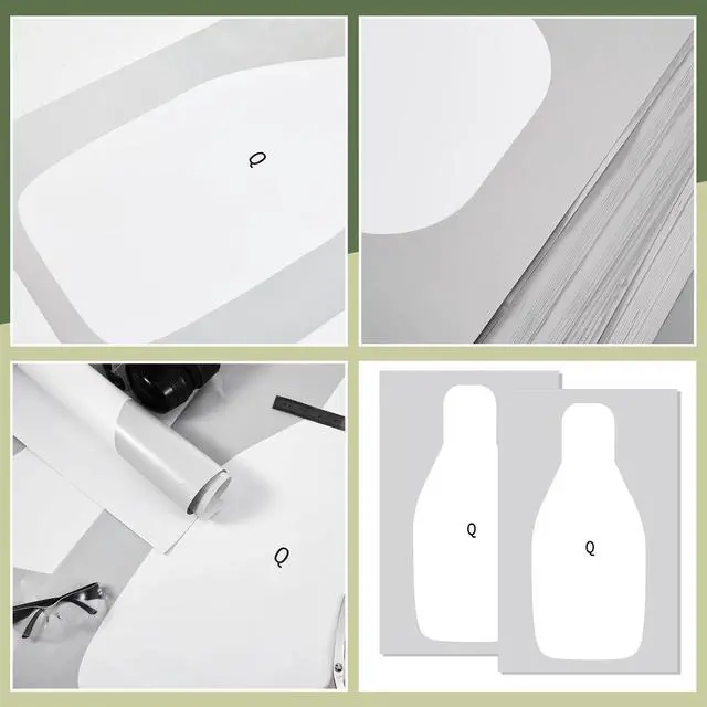 Alt view image 3 of 7 - Paper Shooting Targets 20 x 32 Inch Large Paper Rifle Q Targets Center Mass Silhouette for Range Shooting Training Qualification for Gun Pistol Rifle Practice