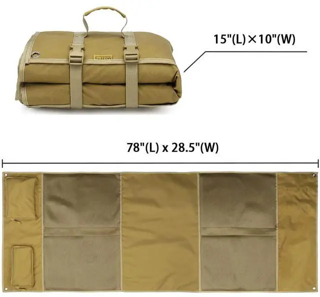 Alt view image 5 of 6 - Shooting Mat, Extra Large Folded Shooting Mats Prone Padded Hunting Accessories for Range Hunting