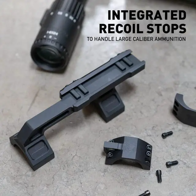Alt view image 6 of 7 - Next Level Series Offset Scope Mount with Integrated Anti-Cant Level Bubble