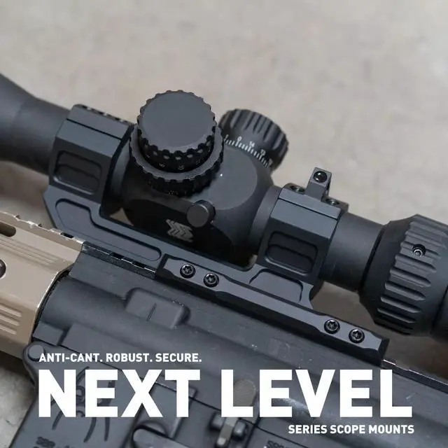 Alt view image 2 of 7 - Next Level Series Offset Scope Mount with Integrated Anti-Cant Level Bubble