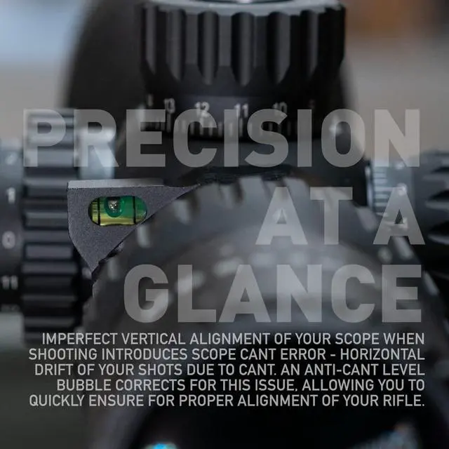 Alt view image 3 of 7 - Next Level Series Offset Scope Mount with Integrated Anti-Cant Level Bubble