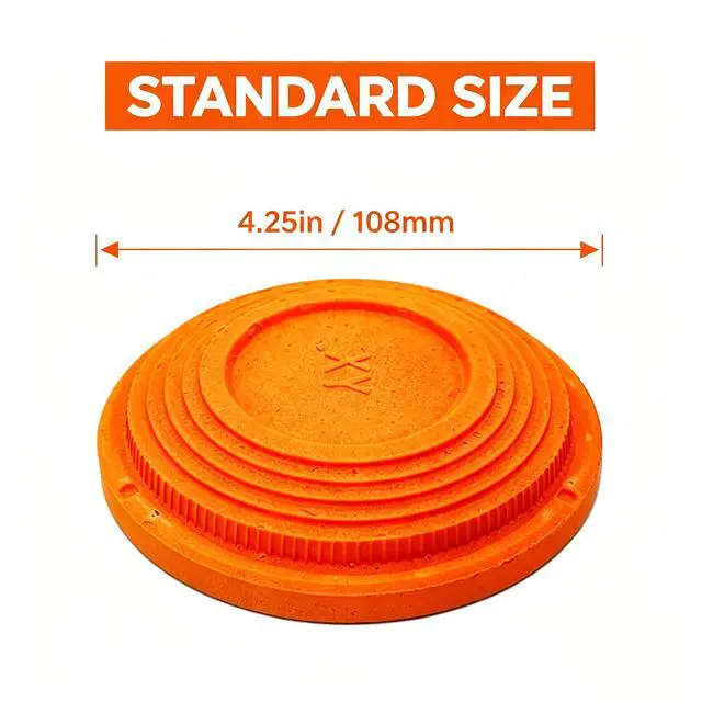 Alt view image 6 of 6 - Clay Pigeons, 108-Pack, 108mm Standard Trap and Skeet Clay Targets | Biodegradable Eco-Friendly Shattering Disc High-Visibility Orange Targets for Skeet & Trap Shooting