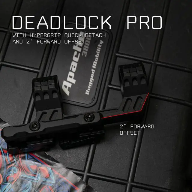 Alt view image 4 of 7 - Deadlock Pro Scope Mount with Hypergrip Quick Detach