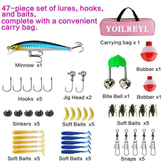 Alt view image 7 of 7 - Collapsible Telescopic Fishing Rod and Reel Combo Push Button Small Fishing Pole Kit Beginner Youth Boys Fishing Starter Set Tackle