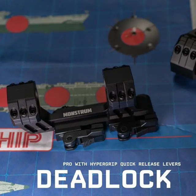 Alt view image 5 of 7 - Deadlock Pro Scope Mount with Hypergrip Quick Detach