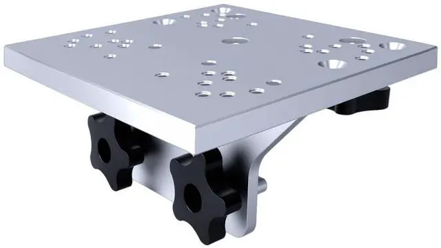 Main image of Universal Aluminum Downrigger Bracket for Boat Track System Lund Sport Track,Versatrack Track,Ranger Track,Sport Systems,Downrigger Mount Fishing Accessories