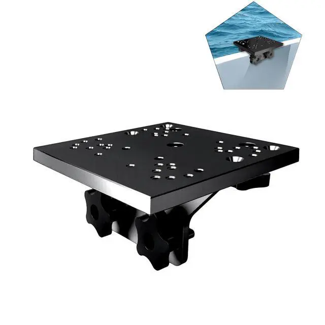 Alt view image 7 of 7 - Universal Aluminum Downrigger Bracket for Boat Track System Lund Sport Track,Versatrack Track,Ranger Track,Sport Systems,Downrigger Mount Fishing Accessories